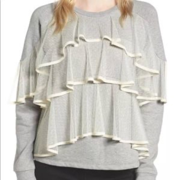 Lace Ruffle Sweater Chelsea28 - Picture 7 of 7